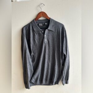 Vintage Jos. A. Bank Charcoal Merino Wool Shirt